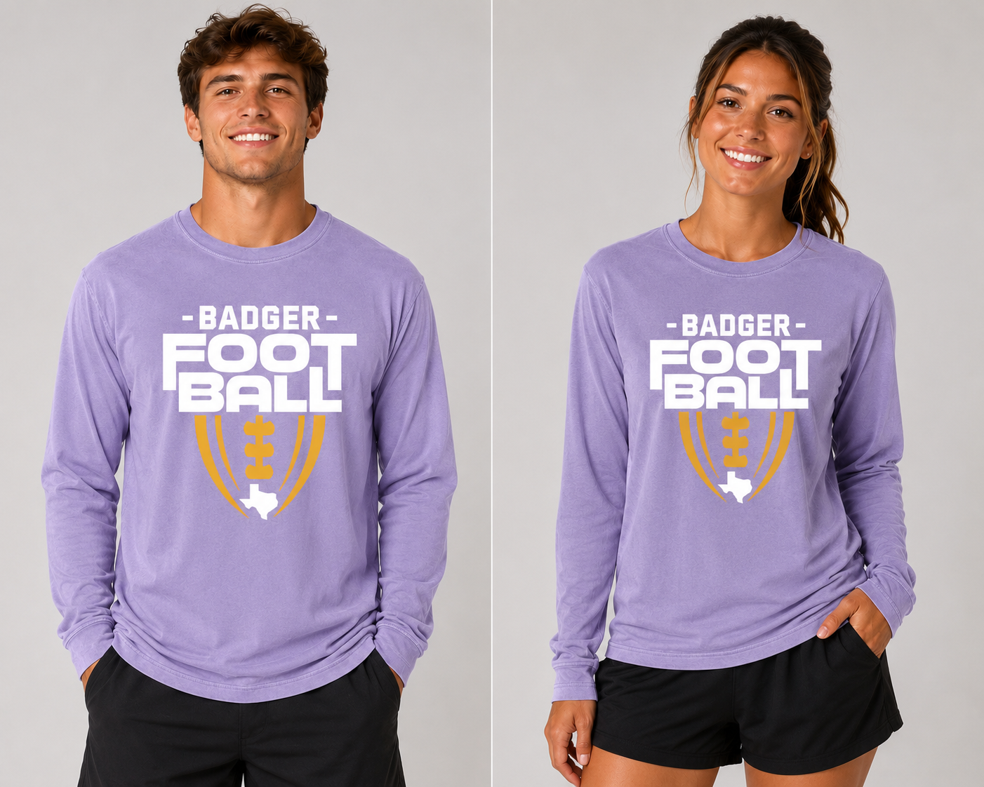 Comfort Colors - Badger Football TEXAS
